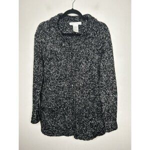 American Knitworks Womens Sweater Cardigan Button Down Cottagecore Size Medium